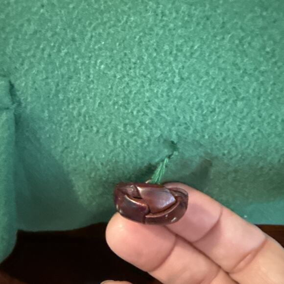 Lands End Pea Coat Kelly Green Wool Cashmere Peacoat Jacket Pockets Size 16P - Picture 8 of 11